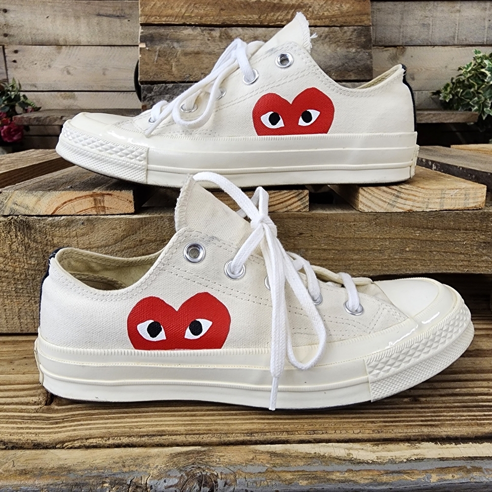 Converse Chuck Taylor, Low Top, Commes Des Garcons play, Size Kids 4